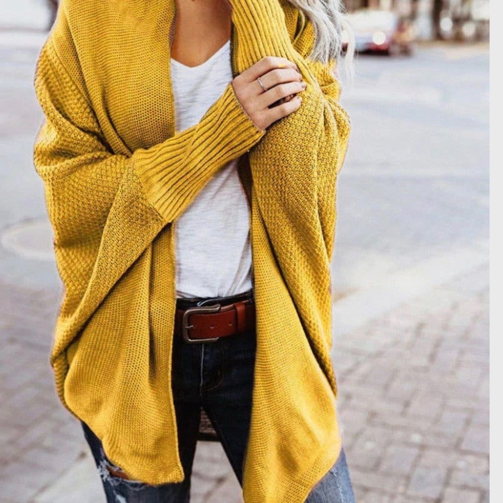 Oversized Bomber Cardigan
